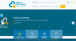 Desktop Screenshot of ordemenfermeiros.pt